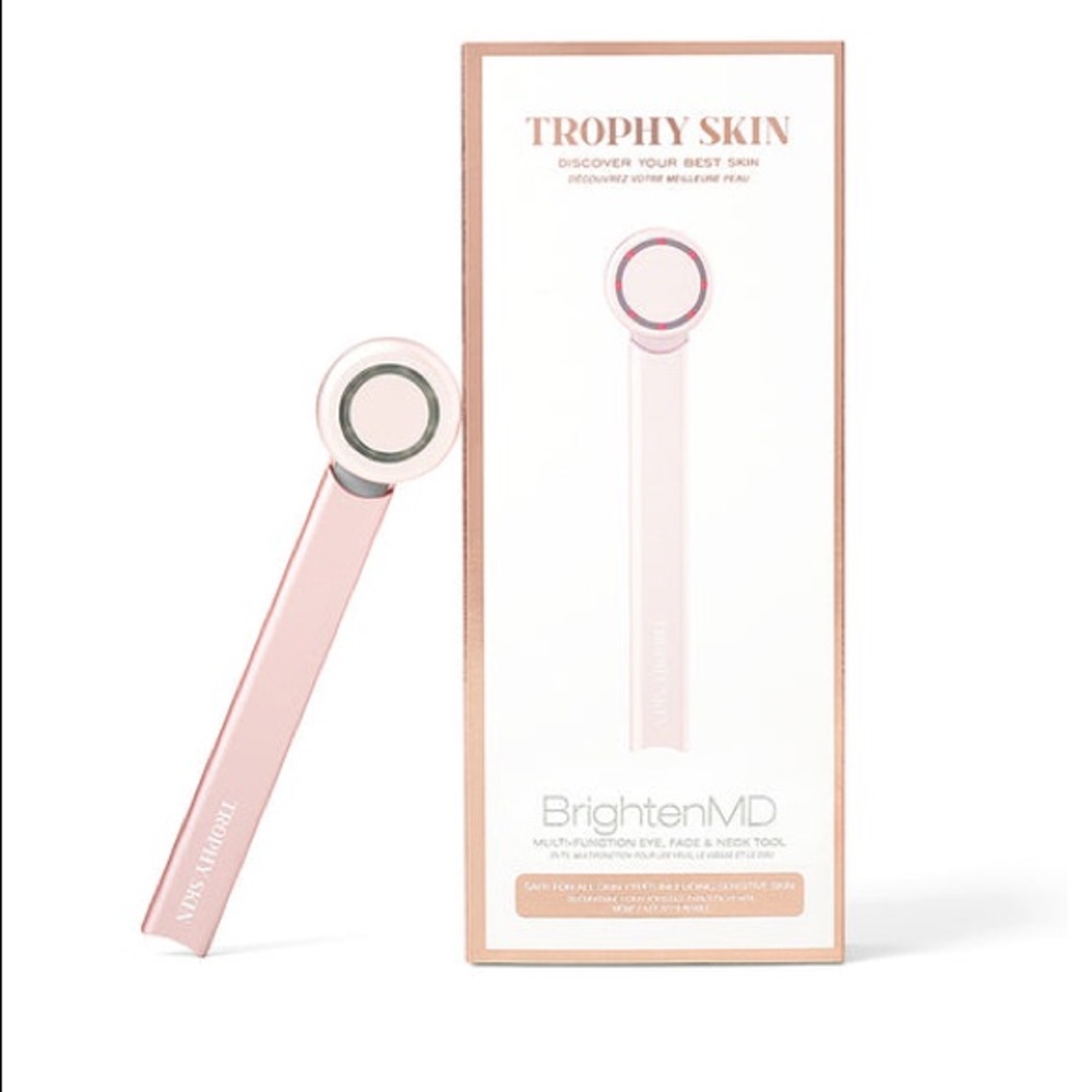 Trophy Skin BrightenMD Portable Microcurrent Facial Device w/ Red Light Therapy